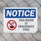 Signmission This Room Is Fragrance Free, 10 in W x Rectangle, Plastic OS-2PACK-NS-P-710-L-18656 - alternate 3